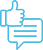 Decorative blue background with a darker vertical blue stripe along the left edge (no meaningful content).